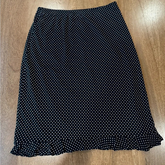 VINTAGE Retro Susan Lawrence POLKA DOT SKIRT - Picture 2 of 11
